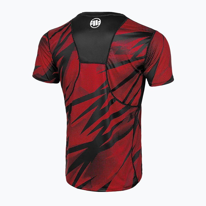 Férfi edzőpóló Pitbull Mesh Performance Pro Plus Dot Camo II red 5