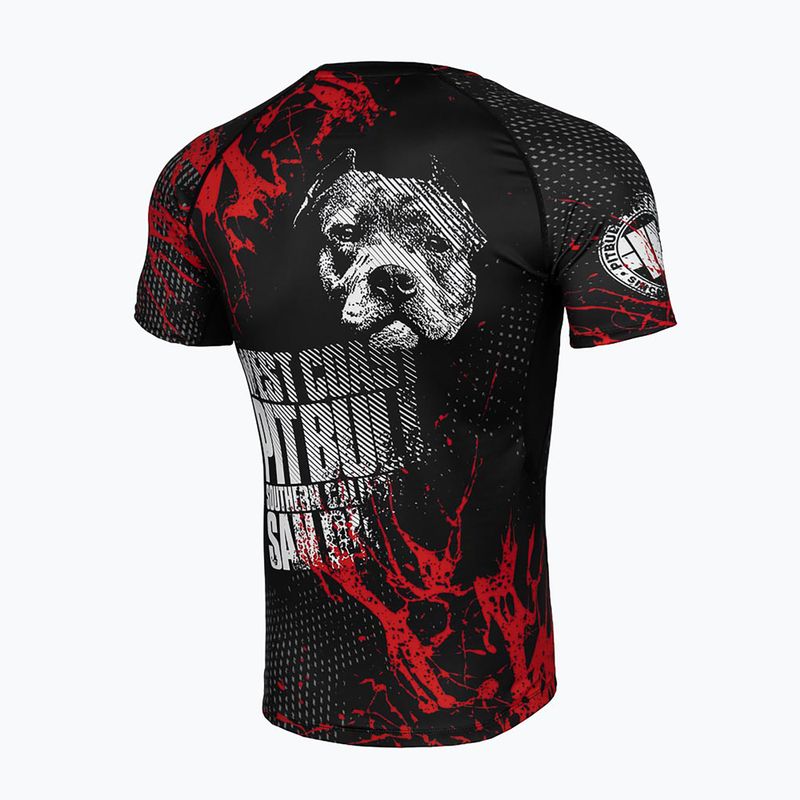 Férfi Rashguard Pitbull West Coast Blood Dog 2 Rash black 2