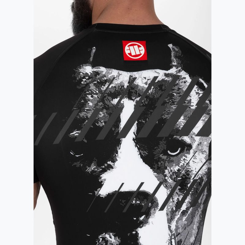 Férfi rashguard Pitbull Street Dog Rashguard black 5