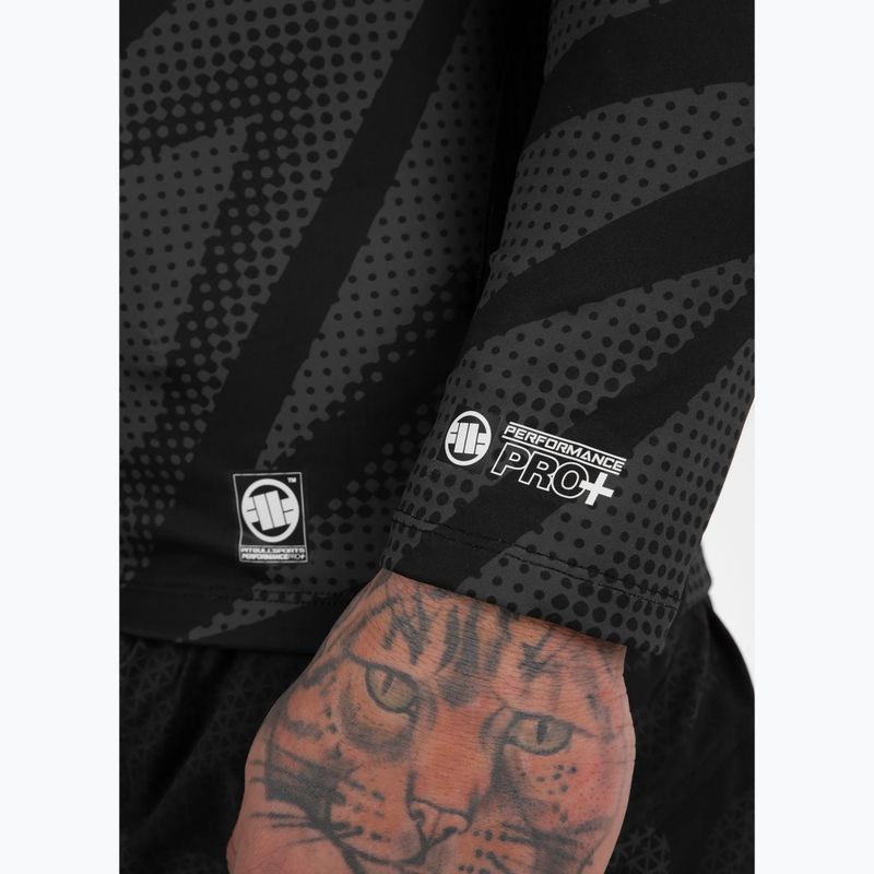 Férfi hosszú ujjú rashguard Pitbull Rashguard Dot Camo II grey 6