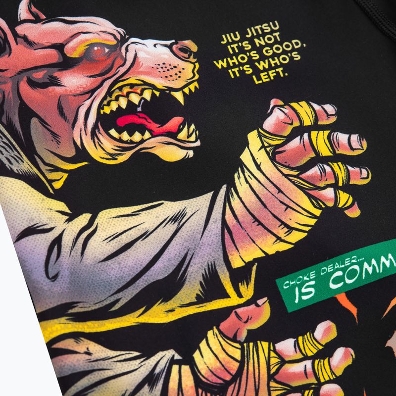 Férfi kompressziós rövidnadrág Pitbull West Coast Masters of BJJ Hilltop black 4