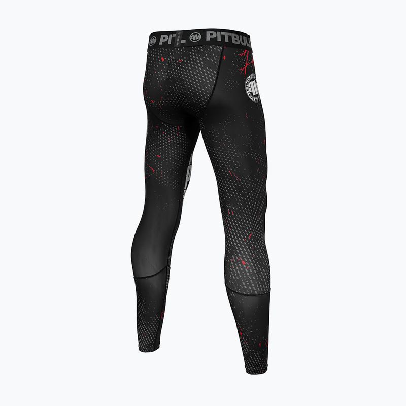 Férfi leggings Pitbull West Coast Leggins Blood Dog 2 black 2