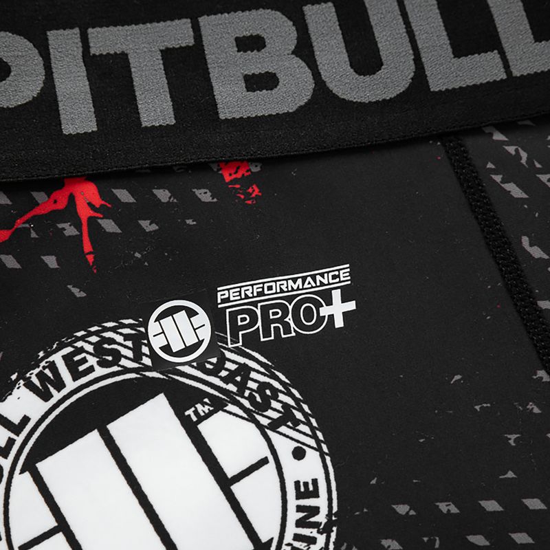 Férfi leggings Pitbull West Coast Leggins Blood Dog 2 black 3