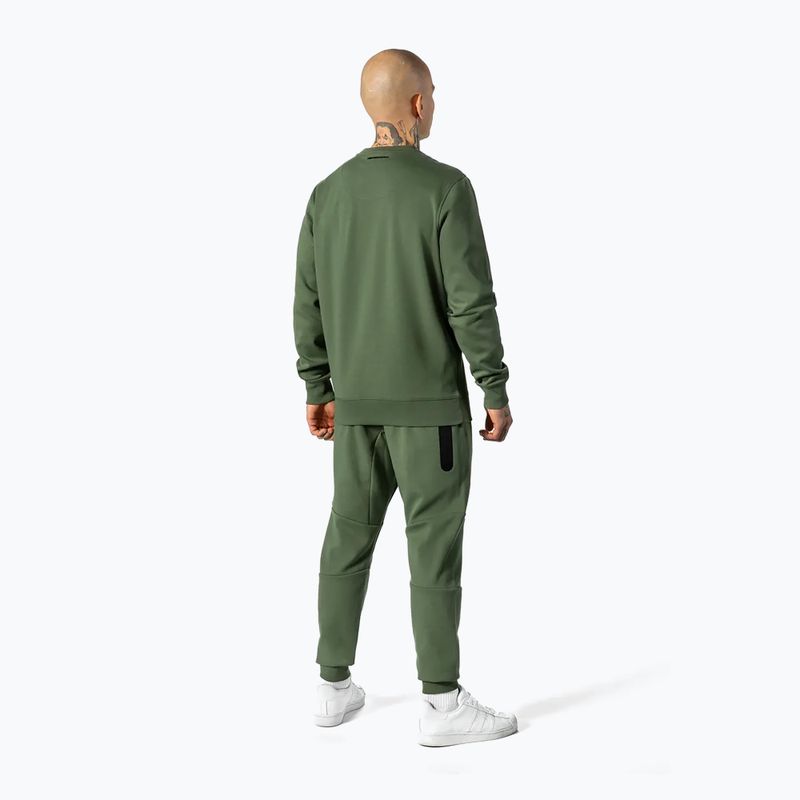 Férfi Pitbull West Coast Beyer Crewneck melegítőfelső olívazöld színű 4