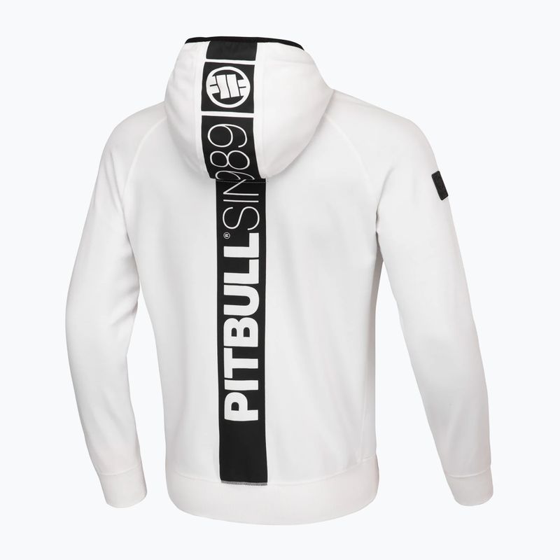 Férfi pulóver Pitbull West Coast Hermes Hooded Zip off white 4