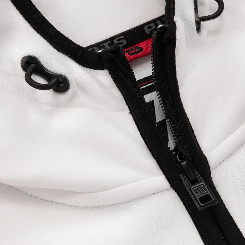 Férfi pulóver Pitbull West Coast Hermes Hooded Zip off white 5