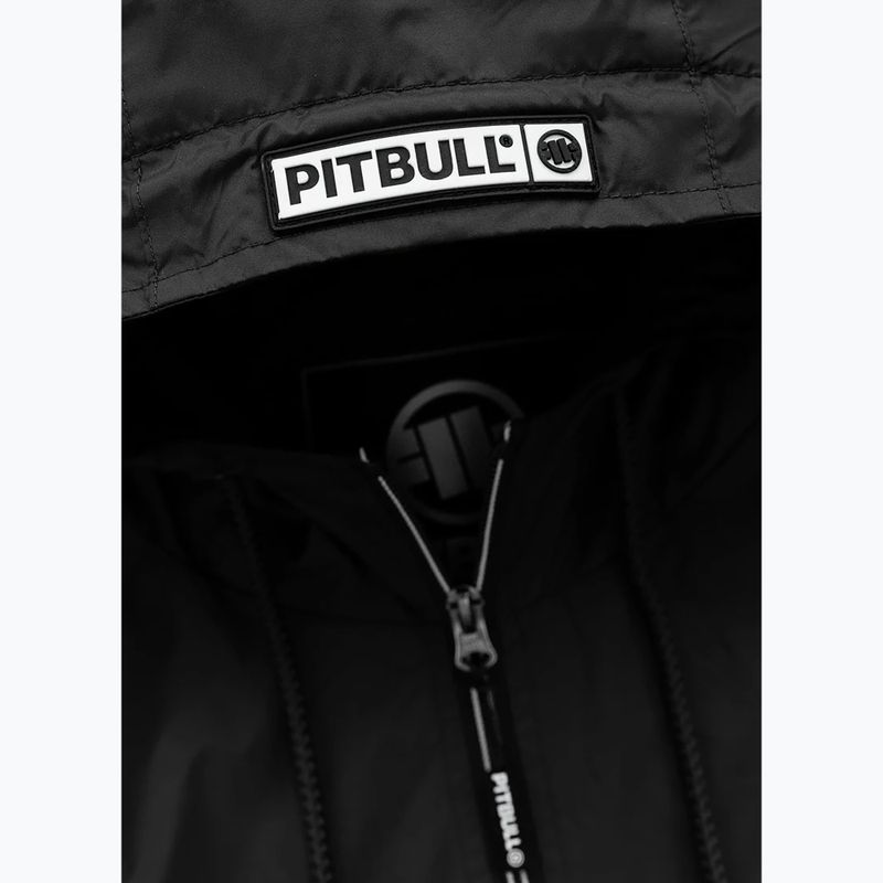 Férfi dzseki Pitbull West Coast Athletic Logo Hooded Nylon black 7