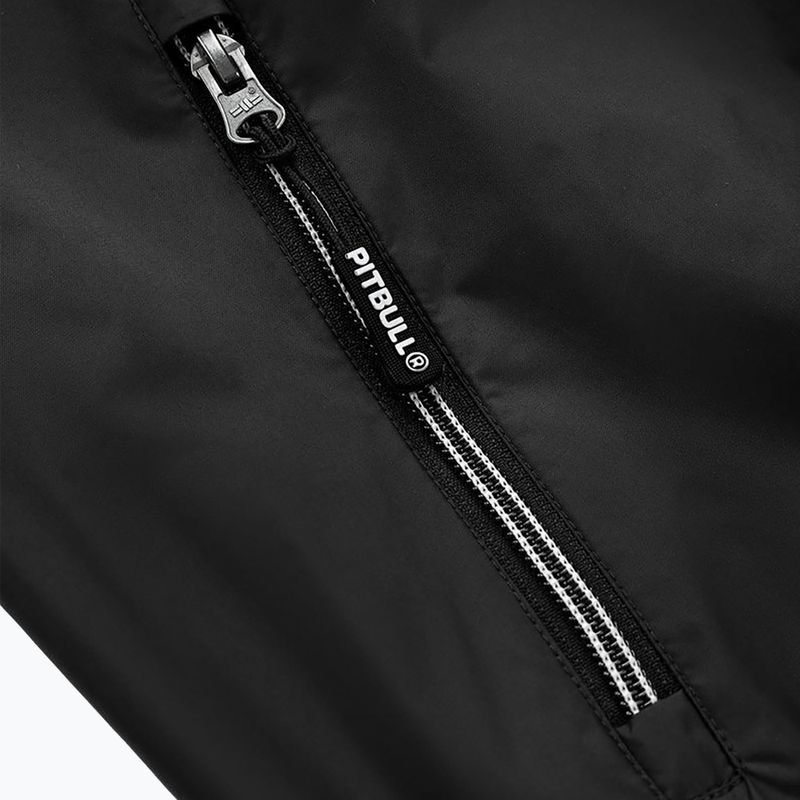 Férfi dzseki Pitbull West Coast Athletic Logo Hooded Nylon black 10