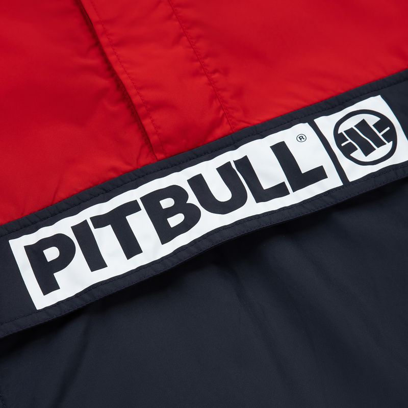 Pitbull West Coast férfi dzseki Loring kétszínű kenguru piros/sötét tengerészgyalogság 7