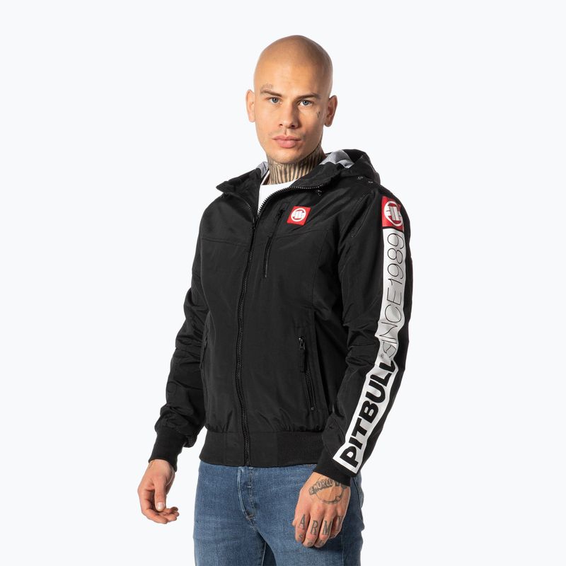 Férfi dzseki Pitbull West Coast Cabrillo Summer Hooded black