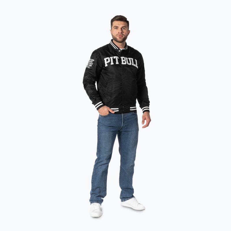 Férfi dzseki Pitbull West Coast Tyrian 2 Varsity black 2