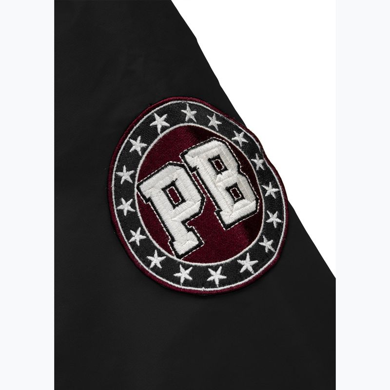 Férfi dzseki Pitbull West Coast Tyrian 2 Varsity black 10