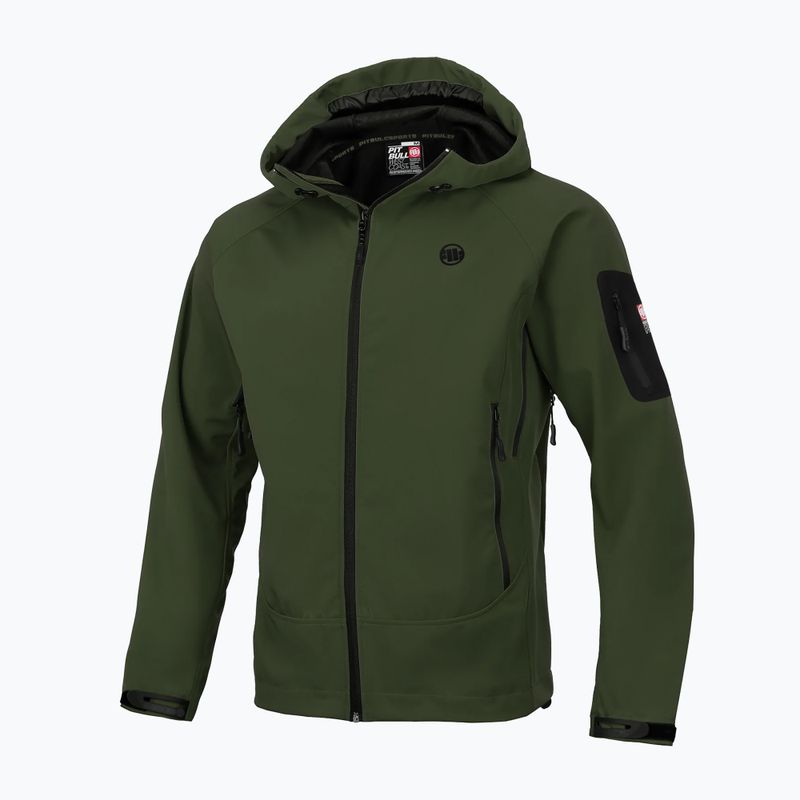 Férfi softshell kabát Pitbull West Coast Rockfish 2 Softshell olive