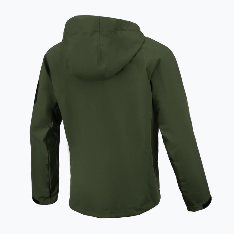 Férfi softshell kabát Pitbull West Coast Rockfish 2 Softshell olive 2