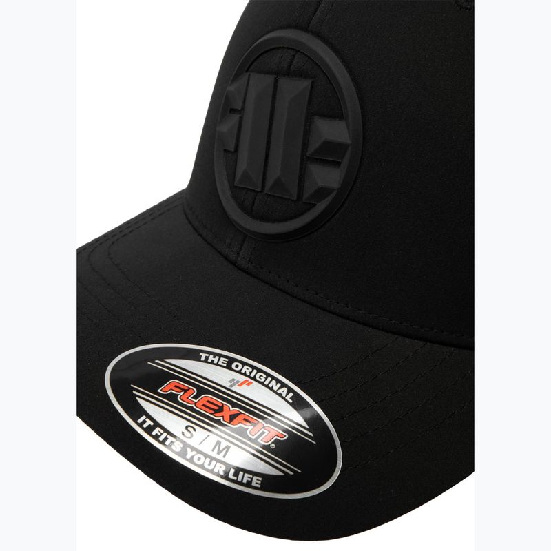 férfi baseballsapka męska Pitbull West Coast Full Cap Logo 3D Angle Welding black 4