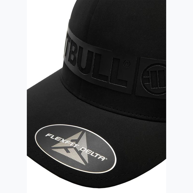 Pitbull Full Cap ,,Hilltop" Stretch Fitted fekete 4