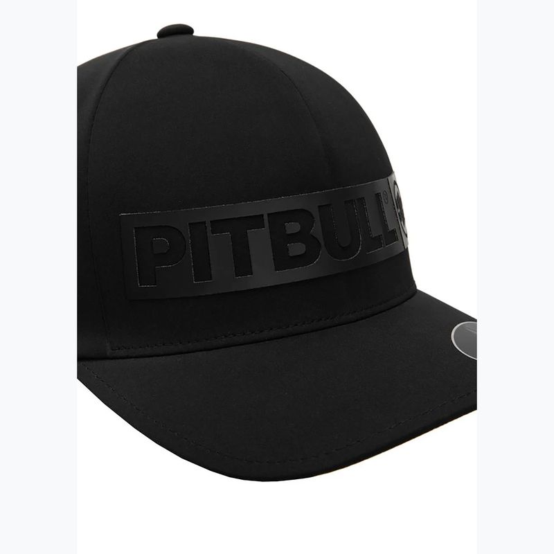 Pitbull Full Cap ,,Hilltop" Stretch Fitted fekete 5