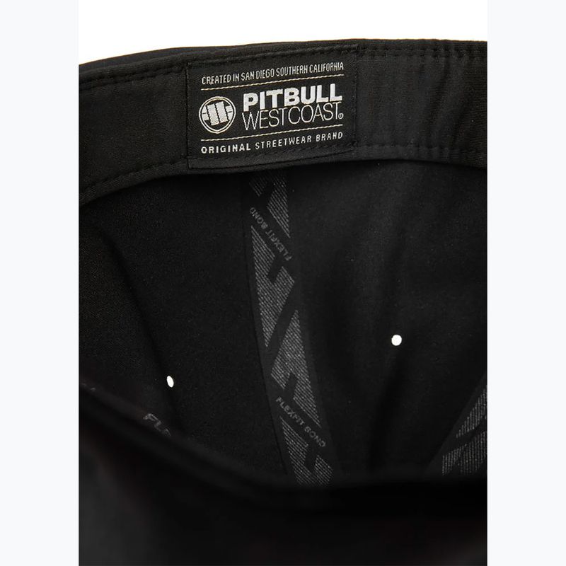 Pitbull Full Cap ,,Hilltop" Stretch Fitted fekete 8