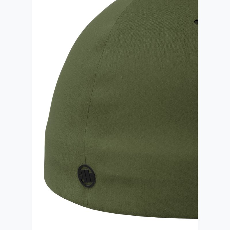 férfi baseballsapka męska Pitbull West Coast Full Cap ,,Hilltop" Stretch Fitted olive 7