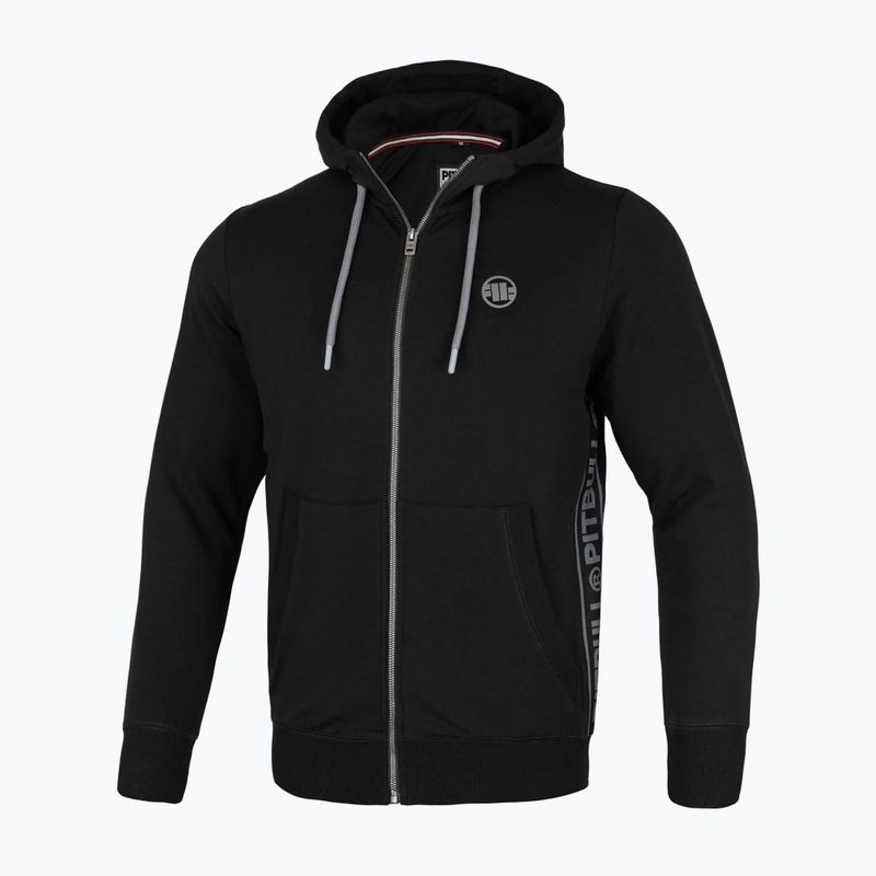 Férfi pulóver Pitbull West Coast Lotus Hooded Zip black