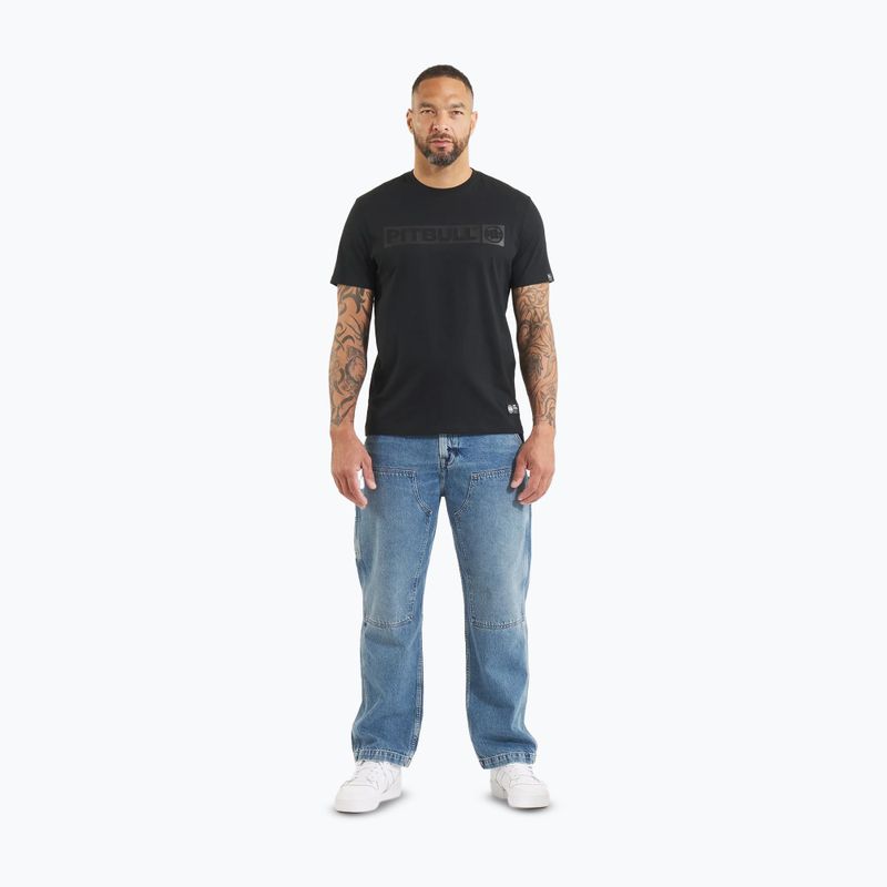 Férfi póló Pitbull West Coast T-S All Black Hilltop black 2