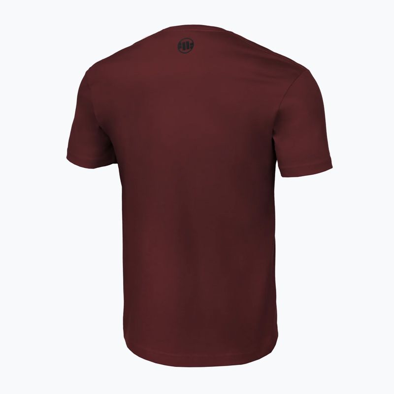 Férfi póló Pitbull West Coast T-S Classic Boxing burgundy 2