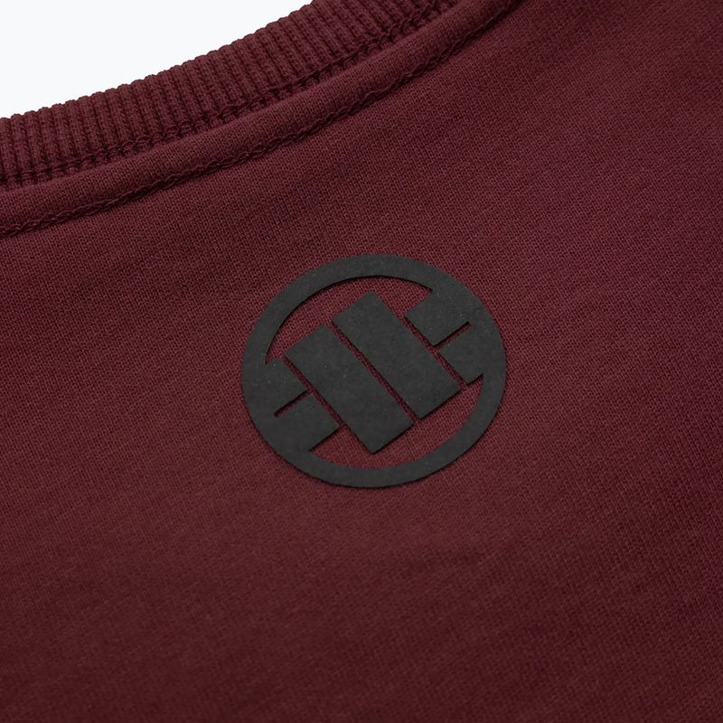 Férfi póló Pitbull West Coast T-S Classic Boxing burgundy 5
