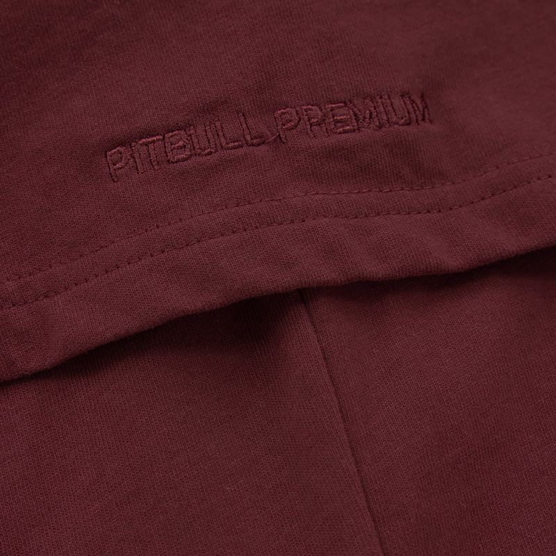 Férfi póló Pitbull West Coast T-S Classic Boxing burgundy 6