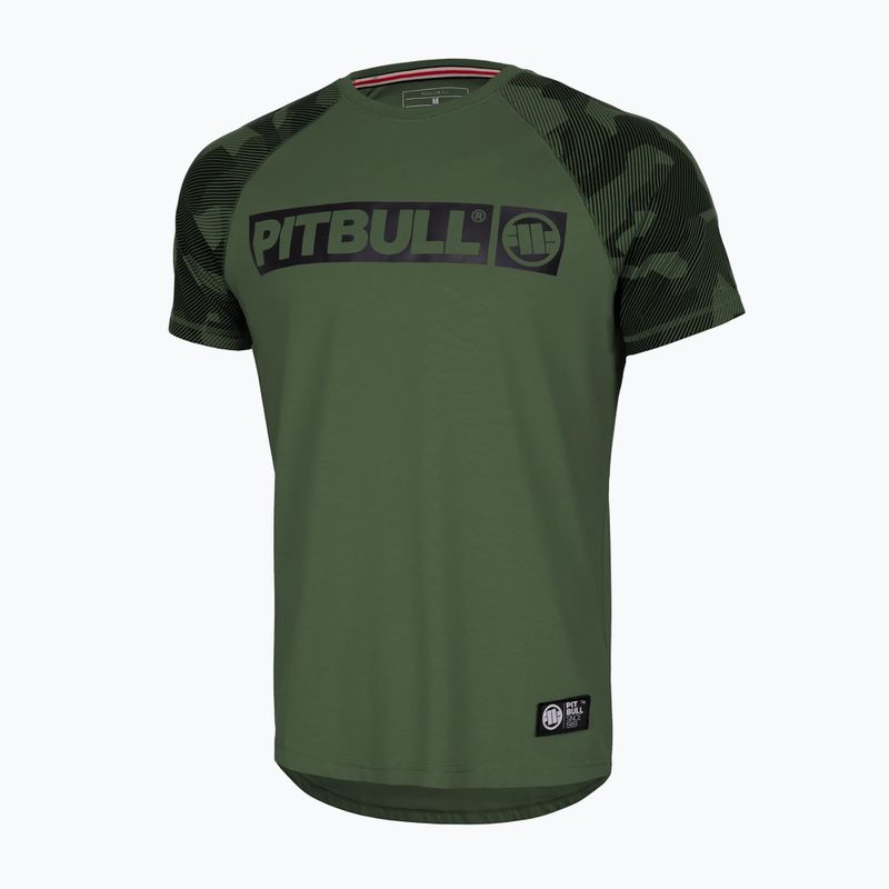 Férfi póló Pitbull West Coast T-S Hilltop 210 olive