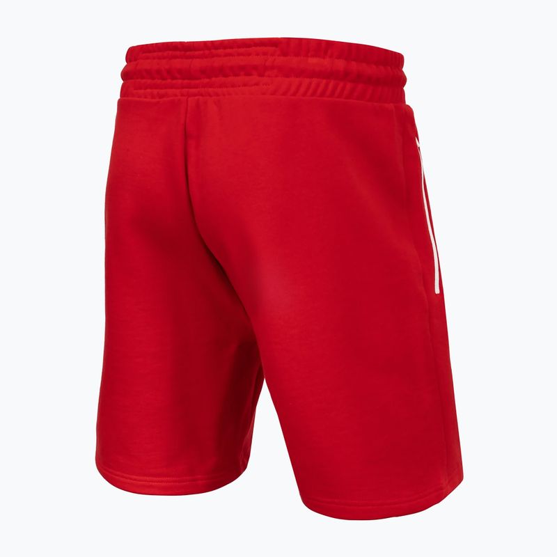 Férfi nadrág Pitbull West Coast Terry Group Trackshorts red 2