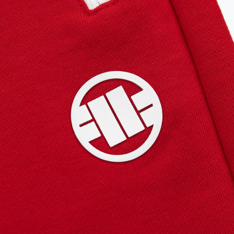 Férfi nadrág Pitbull West Coast Terry Group Trackshorts red 4