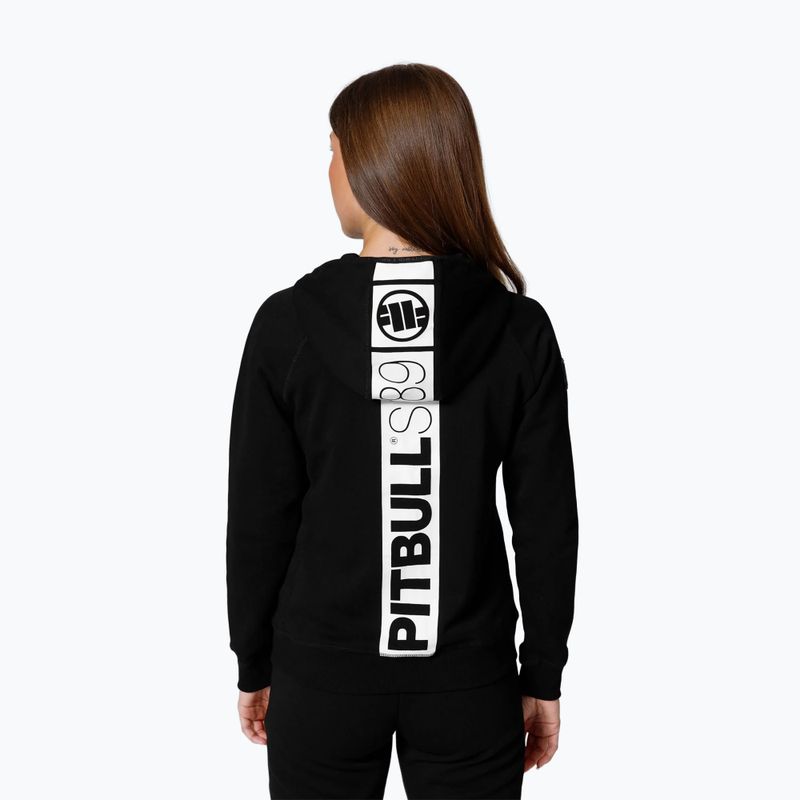 Férfi pulóver Pitbull West Coast Fuchsia Hooded Zip black 3