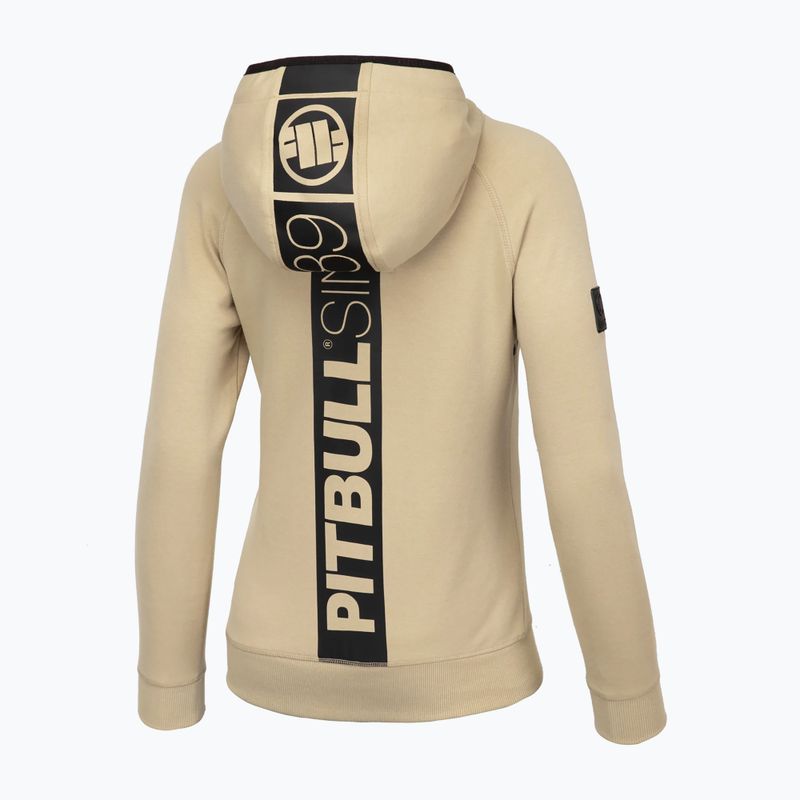 Férfi pulóver Pitbull West Coast Fuchsia Hooded Zip sand 2