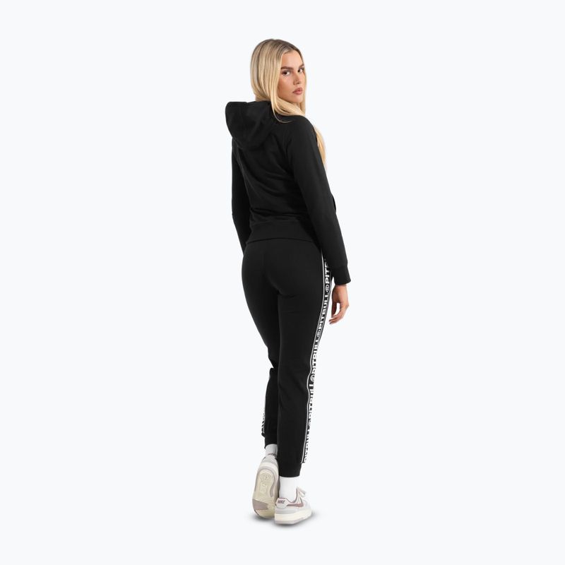 Női pulóver Pitbull West Coast La Deta Hooded Zip black 3