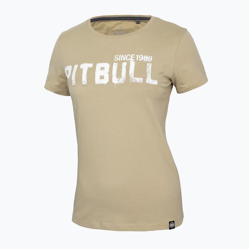 Női póló Pitbull West Coast T-S Grafitti sand