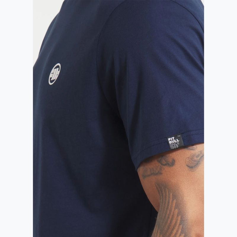 Férfi póló Pitbull Small Logo dark navy 4