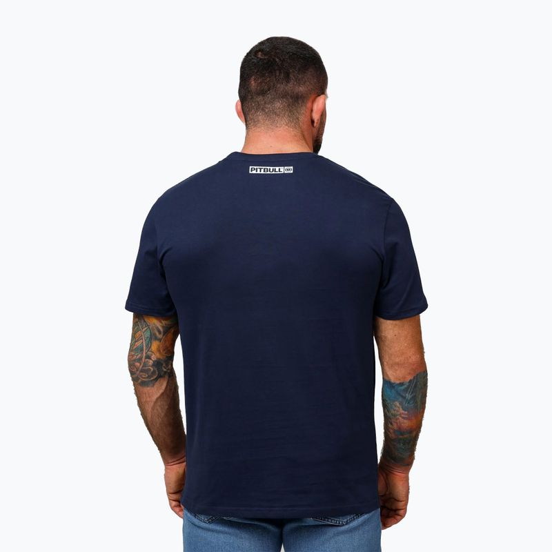 Férfi póló Pitbull West Coast Hilltop dark navy 3