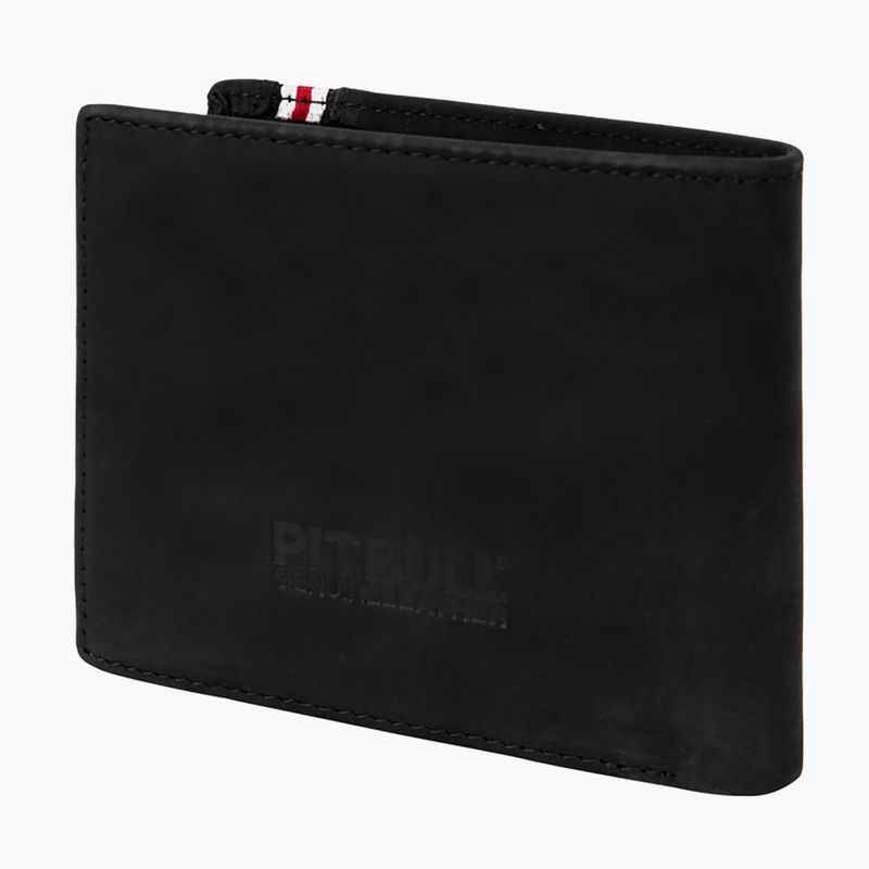Férfi pénztárca Pitbull Lin Wood 2 Embosed Leather black 2