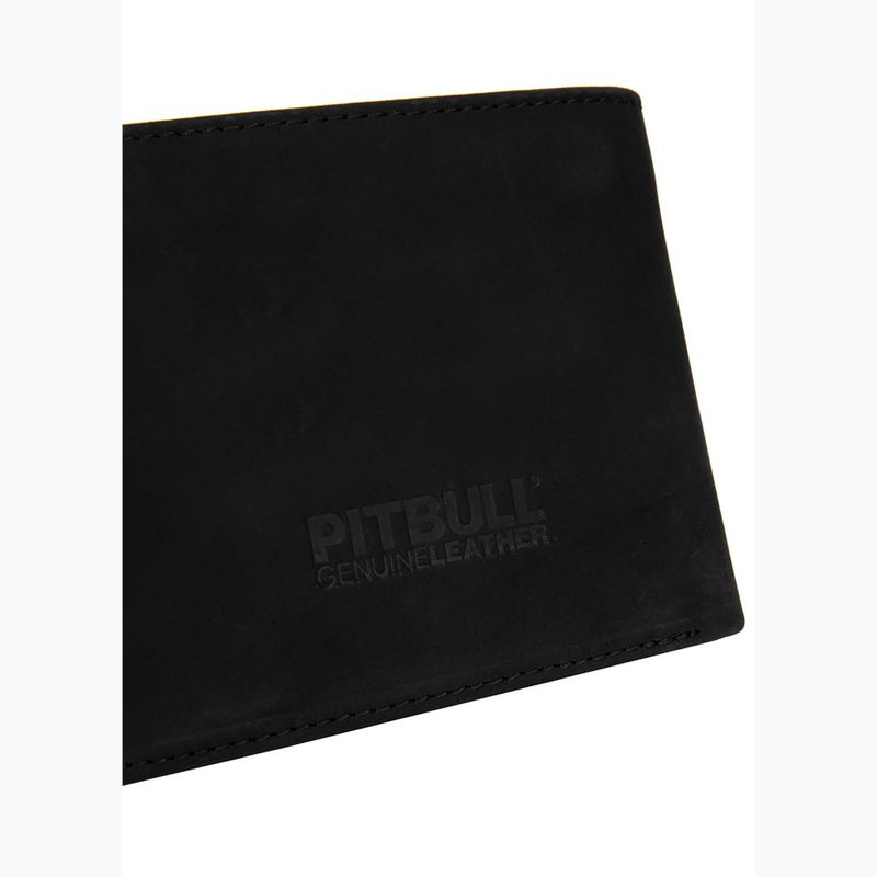 Férfi pénztárca Pitbull Lin Wood 2 Embosed Leather black 6