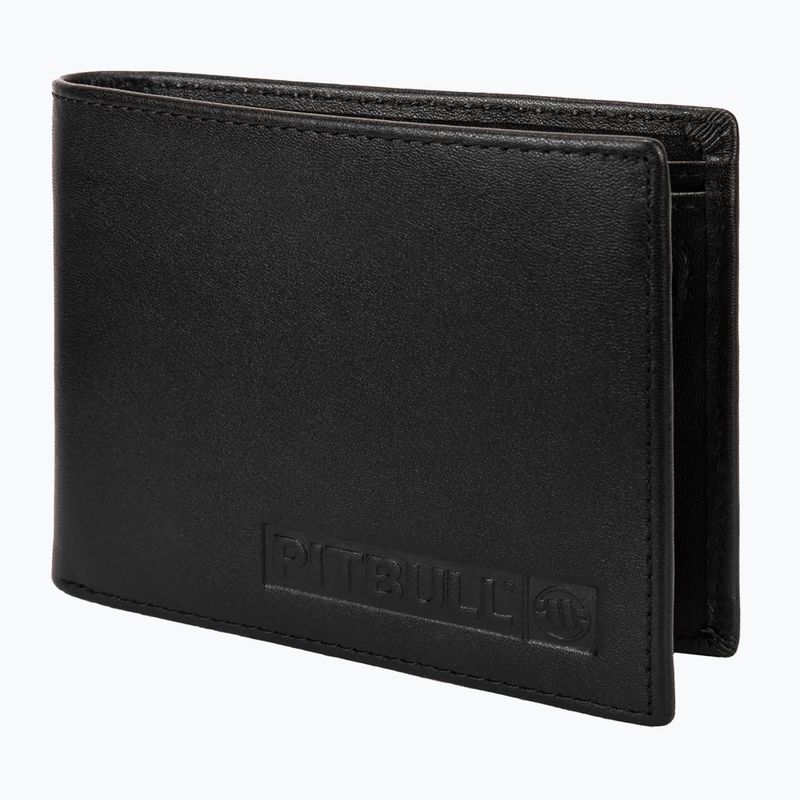 Férfi pénztárca Pitbull Hilltop National City Embosed Leather black
