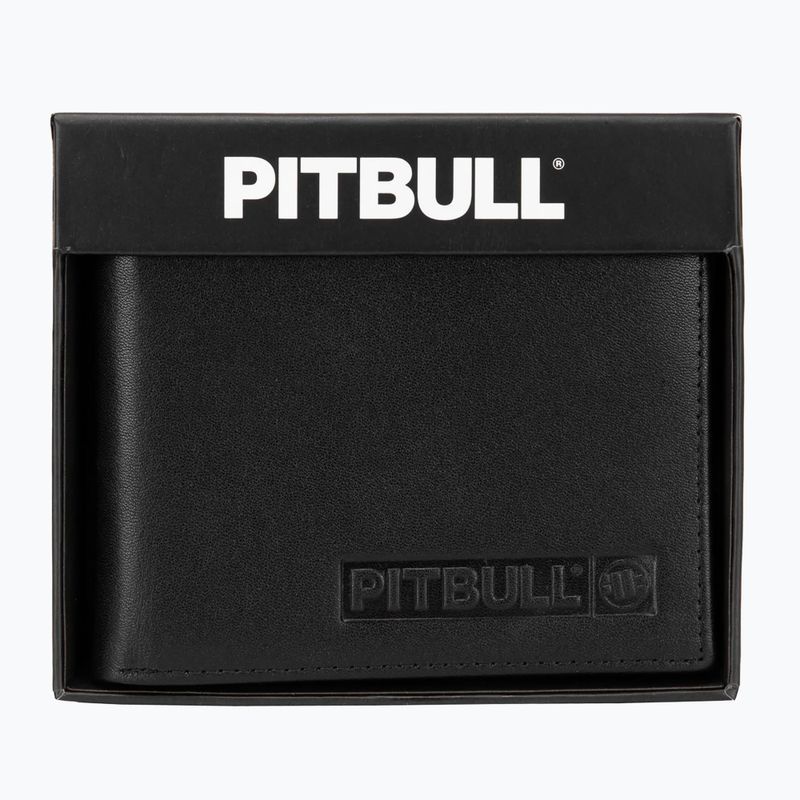 Férfi pénztárca Pitbull Hilltop National City Embosed Leather black 3
