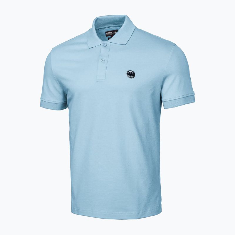 Férfi póló Pitbull West Coast Polo Pique Regular light blue