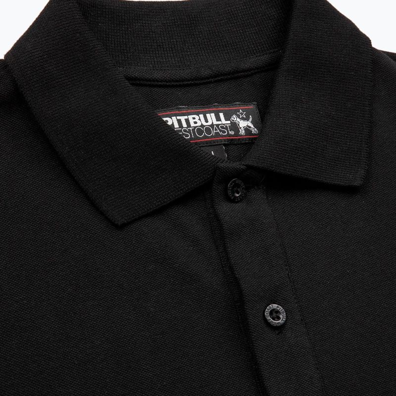 Férfi póló Pitbull West Coast Polo Pique Regular black 4