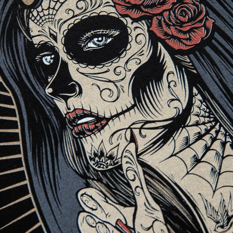 Női póló Pitbull West Coast Santa Muerte black 6