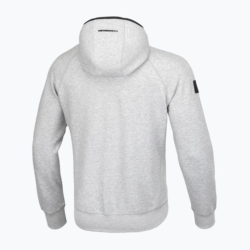 Férfi pulóver Pitbull West Coast Beachfront Hooded Zip grey/melange 2