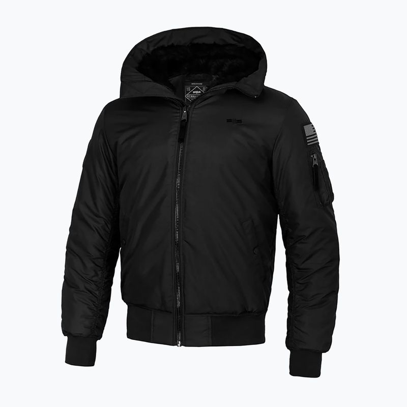 Férfi télikabát Pitbull Beejay 2 Hooded Bomber black 4