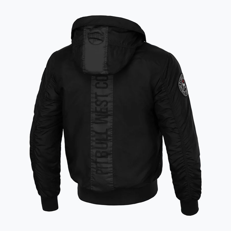 Férfi télikabát Pitbull Beejay 2 Hooded Bomber black 5