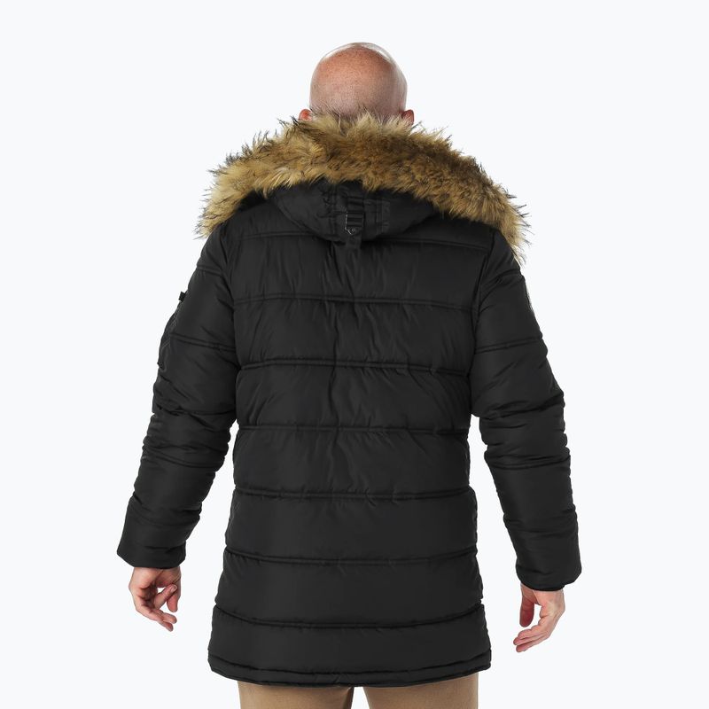 Férfi téli dzseki Pitbull West Coast Parka Kingston fekete 2