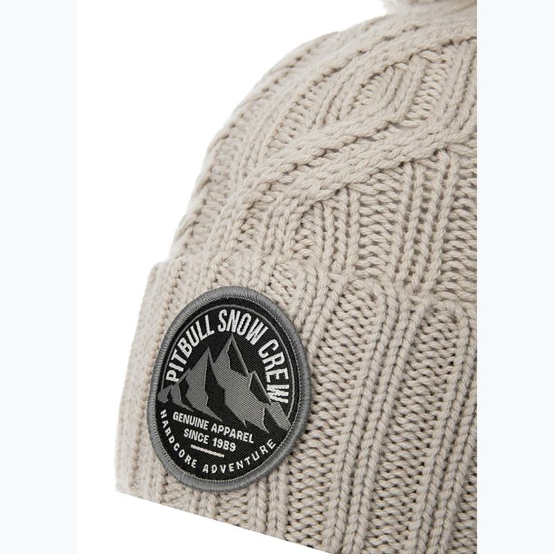 téli sapka Pitbull West Coast Beanie Snow Crew sand 3