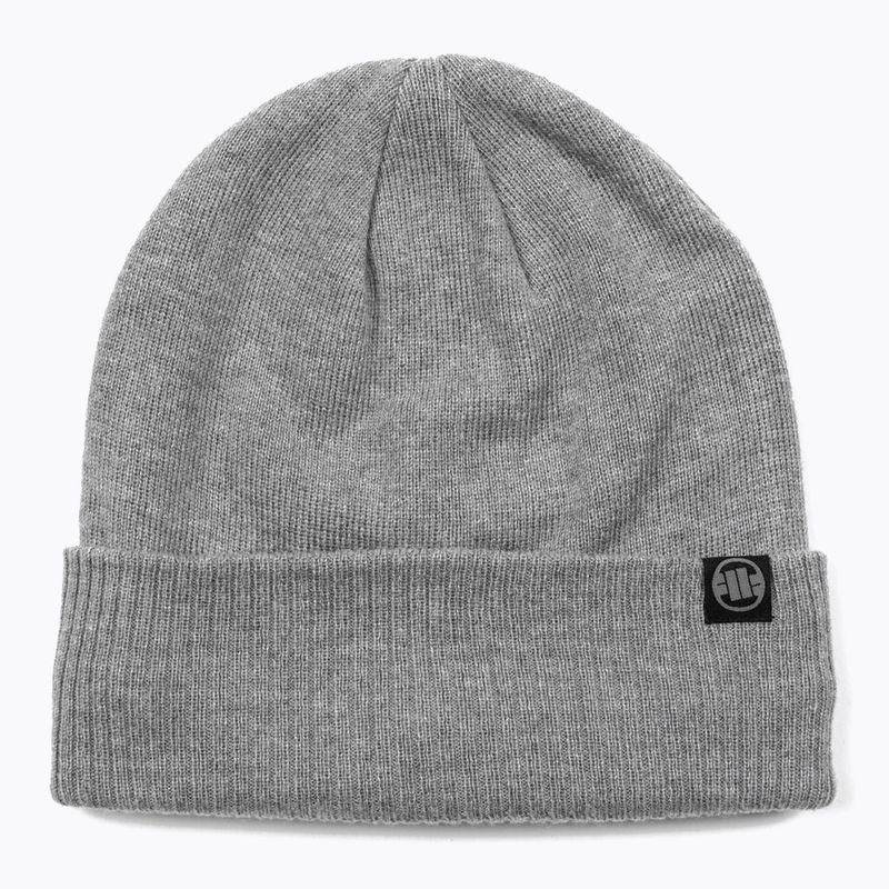 Téli sapka Pitbull Beanie Small Logo 2 graphite melange